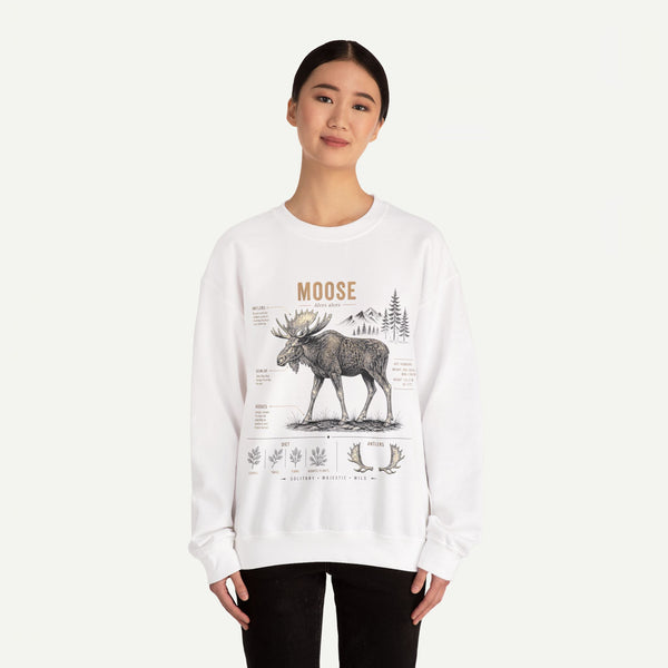 Moose Anatomy  Sweatshirt