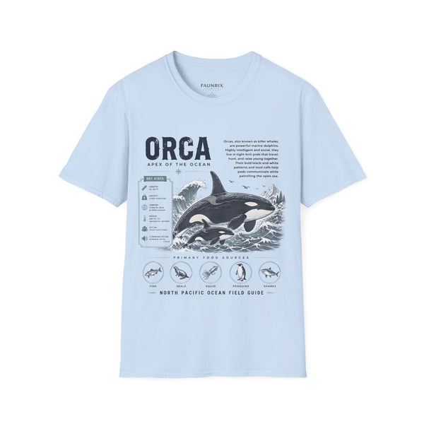 Orca Apex of the Ocean Anatomy T-Shirt – Vintage Marine Whale Illustration Tee
