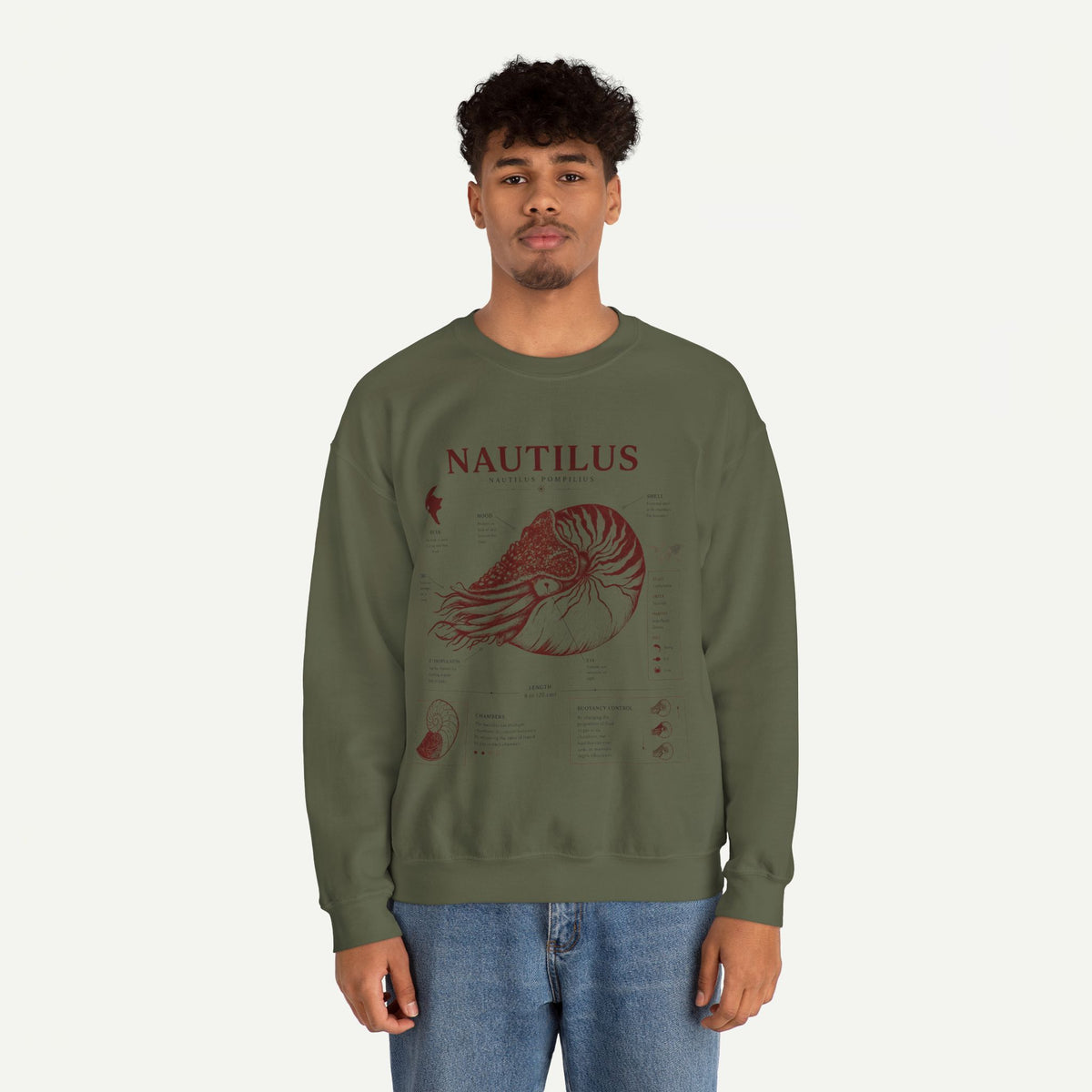Nautilus Anatomy Crewneck Sweatshirt