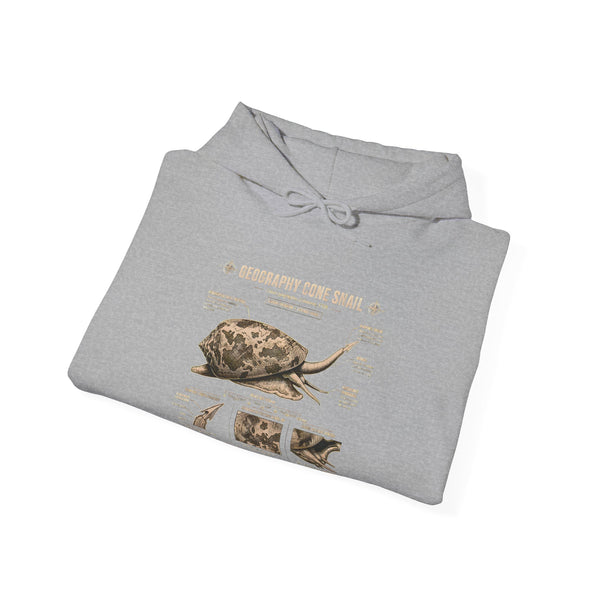 Turtle Anatomy Hoodie — Vintage Sea Turtle Illustration, "Be Different, Embrace Your Shell" Sweatshirt