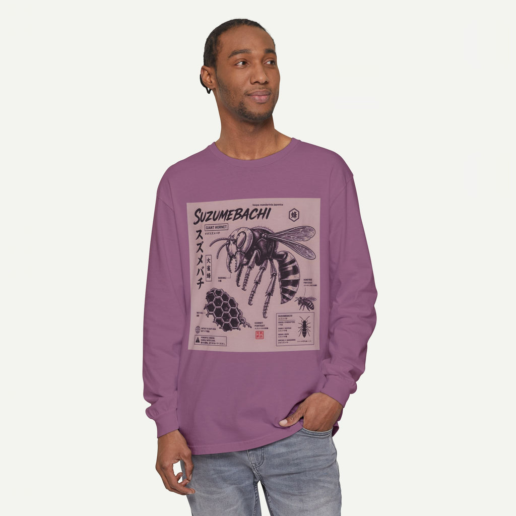 Suzumebachi Hornet Anatomy Long Sleeve Tee