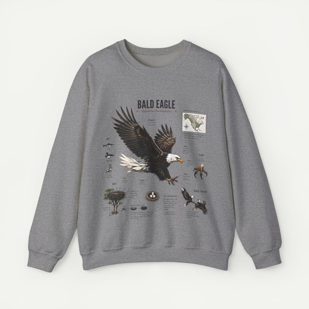 Bald Eagle Anatomy Sweatshirt