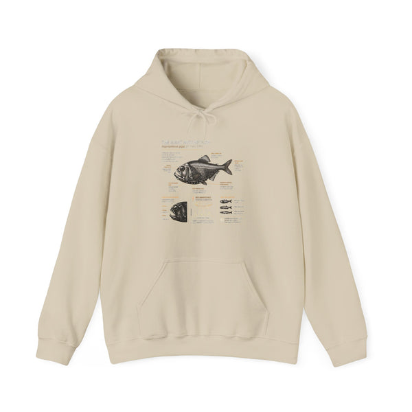 Blackfish Anatomy Hoodie – Fish Identification Diagram Sweatshirt