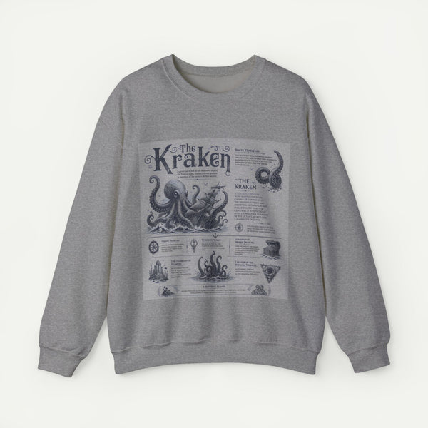 Kraken Illustration Crewneck Sweatshirt