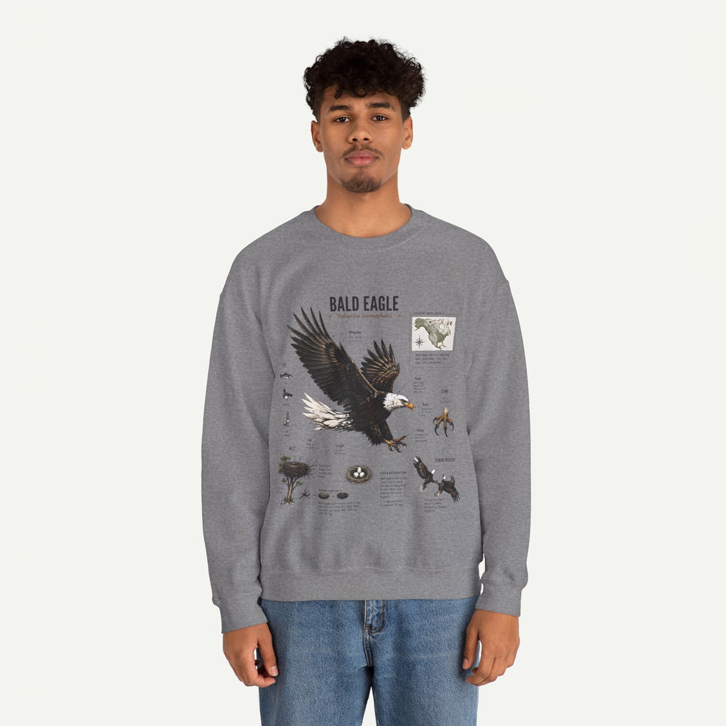 Bald Eagle Anatomy Sweatshirt