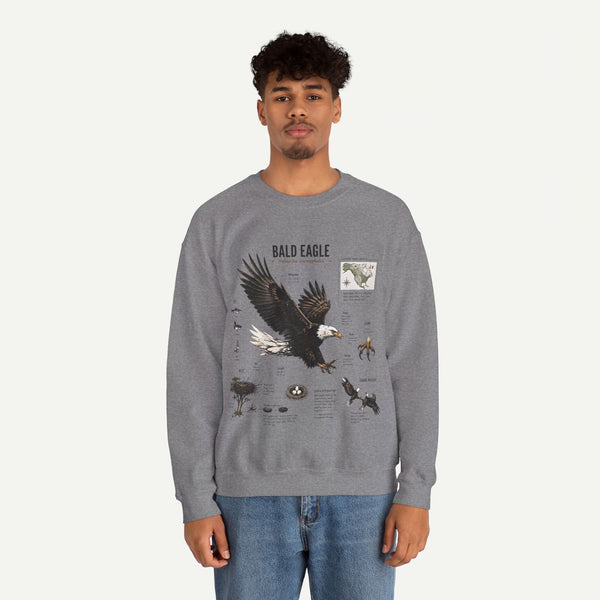 Bald Eagle Anatomy Sweatshirt