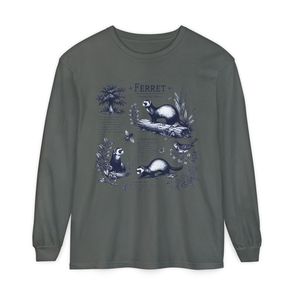 Ferret Vintage Anatomy Long Sleeve Tee