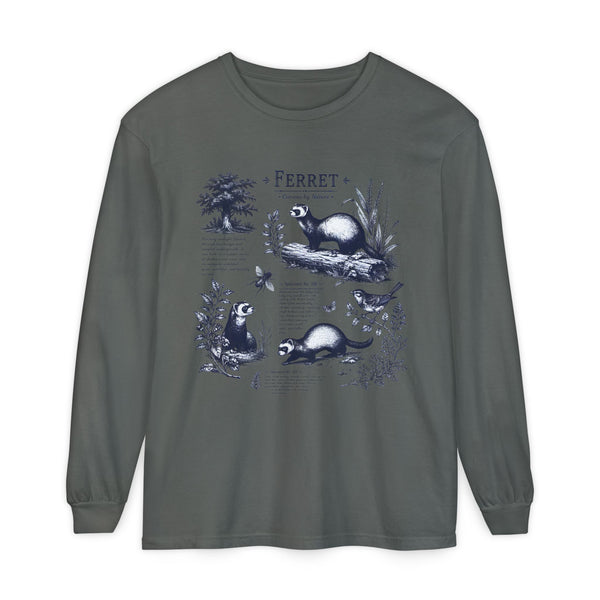 Ferret Vintage Anatomy Long Sleeve Tee
