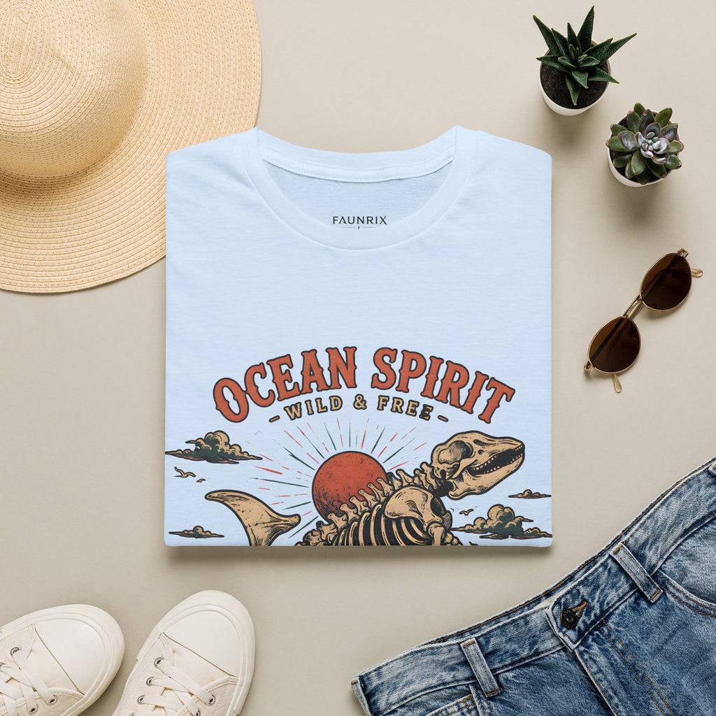 Ocean Spirit T-Shirt — Wild & Free Sea Turtle Graphic Tee