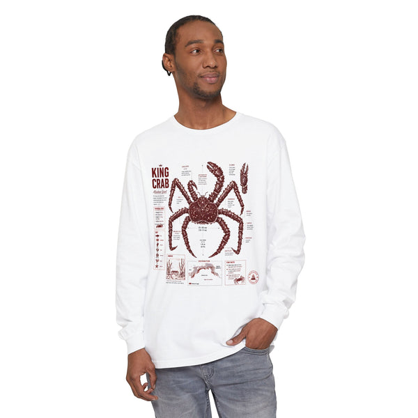 King Crab Anatomy Long Sleeve T-Shirt