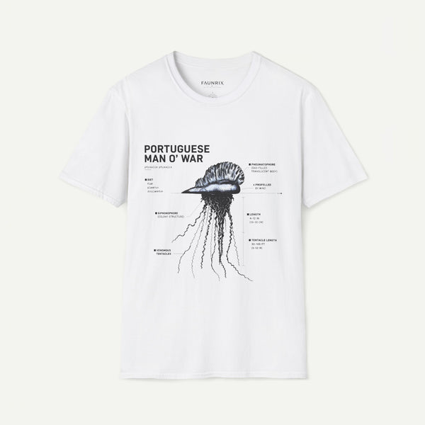 Portuguese Man O' War Anatomy T-Shirt — Marine Biology Graphic Tee