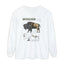 American Bison Anatomy Long Sleeve Tee — Vintage Wildlife Diagram Shirt