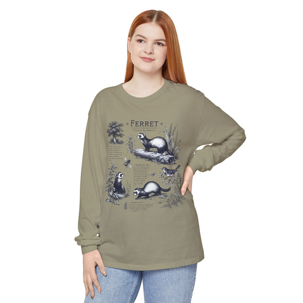 Ferret Vintage Anatomy Long Sleeve Tee