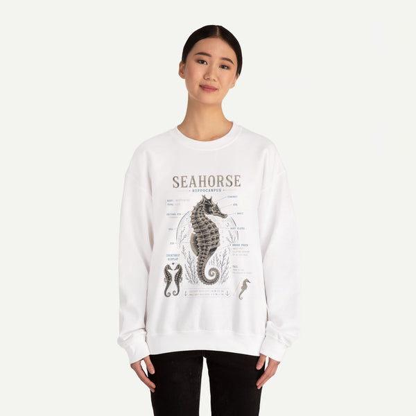 Seahorse Anatomy Crewneck Sweatshirt