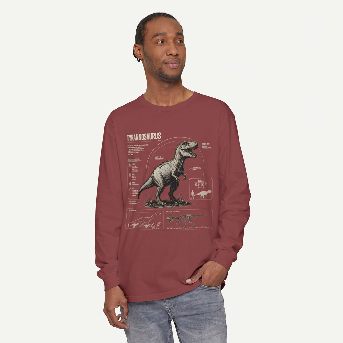 Tyrannosaurus Anatomy Long Sleeve Tee