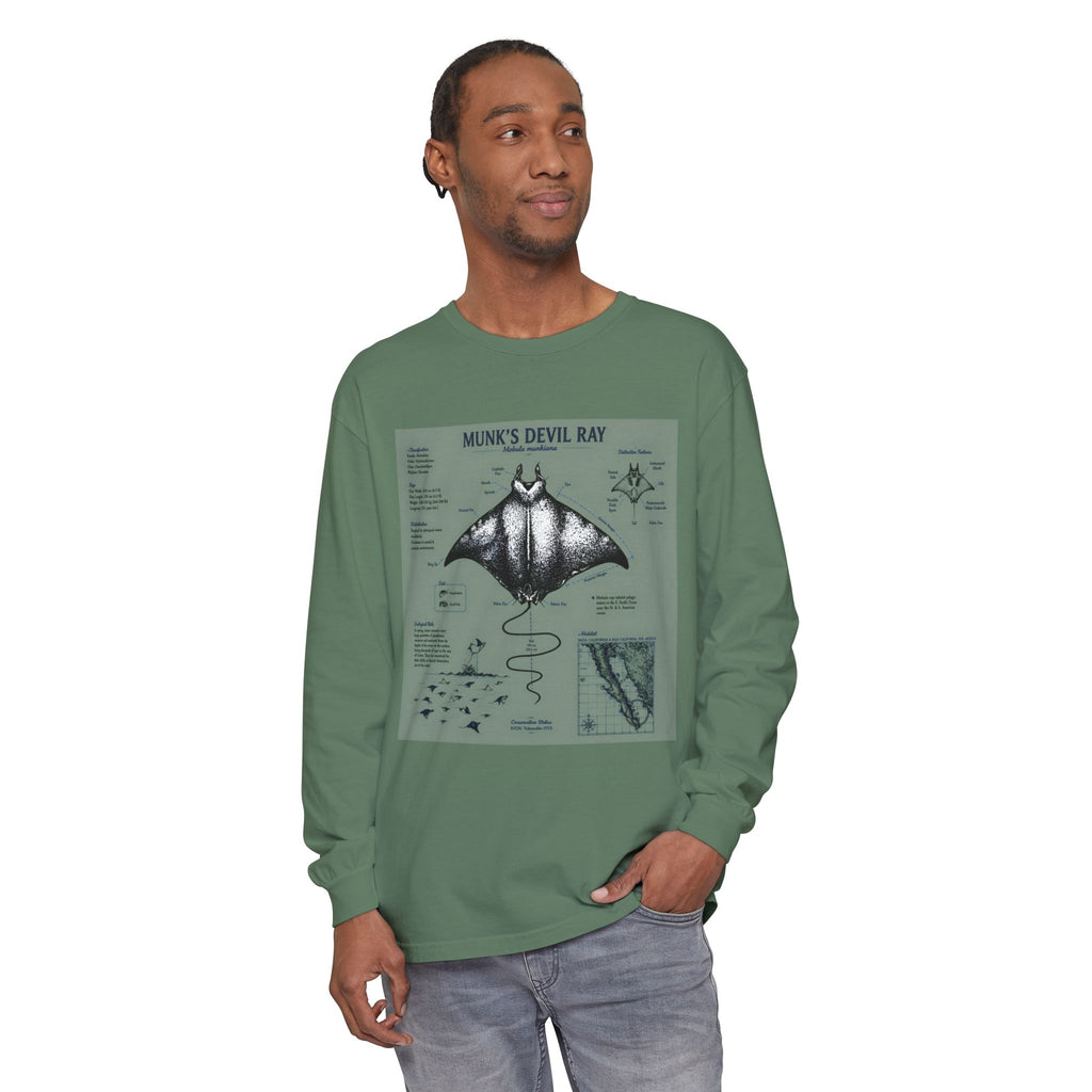 Munk's Devil Ray Anatomy Long Sleeve Tee