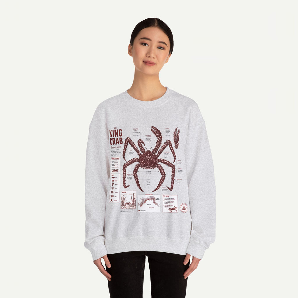King Crab Anatomy Sweatshirt