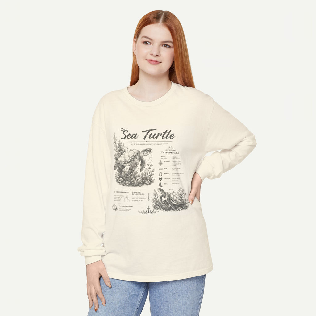 Sea Turtle Anatomy Long Sleeve Tee