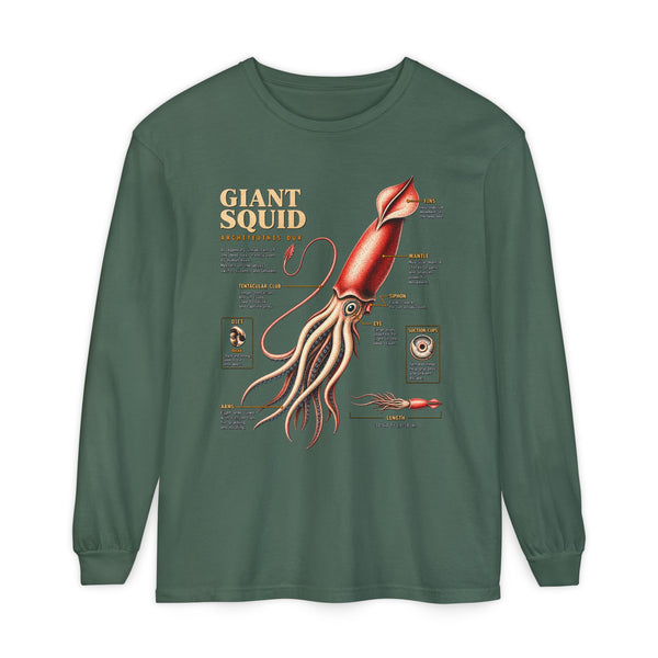 Giant Squid Anatomy Long Sleeve Tee