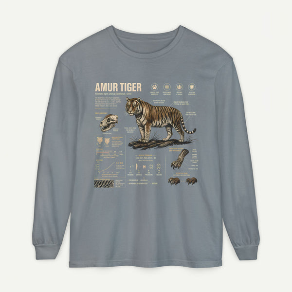 Amur Tiger Anatomy Long Sleeve Tee