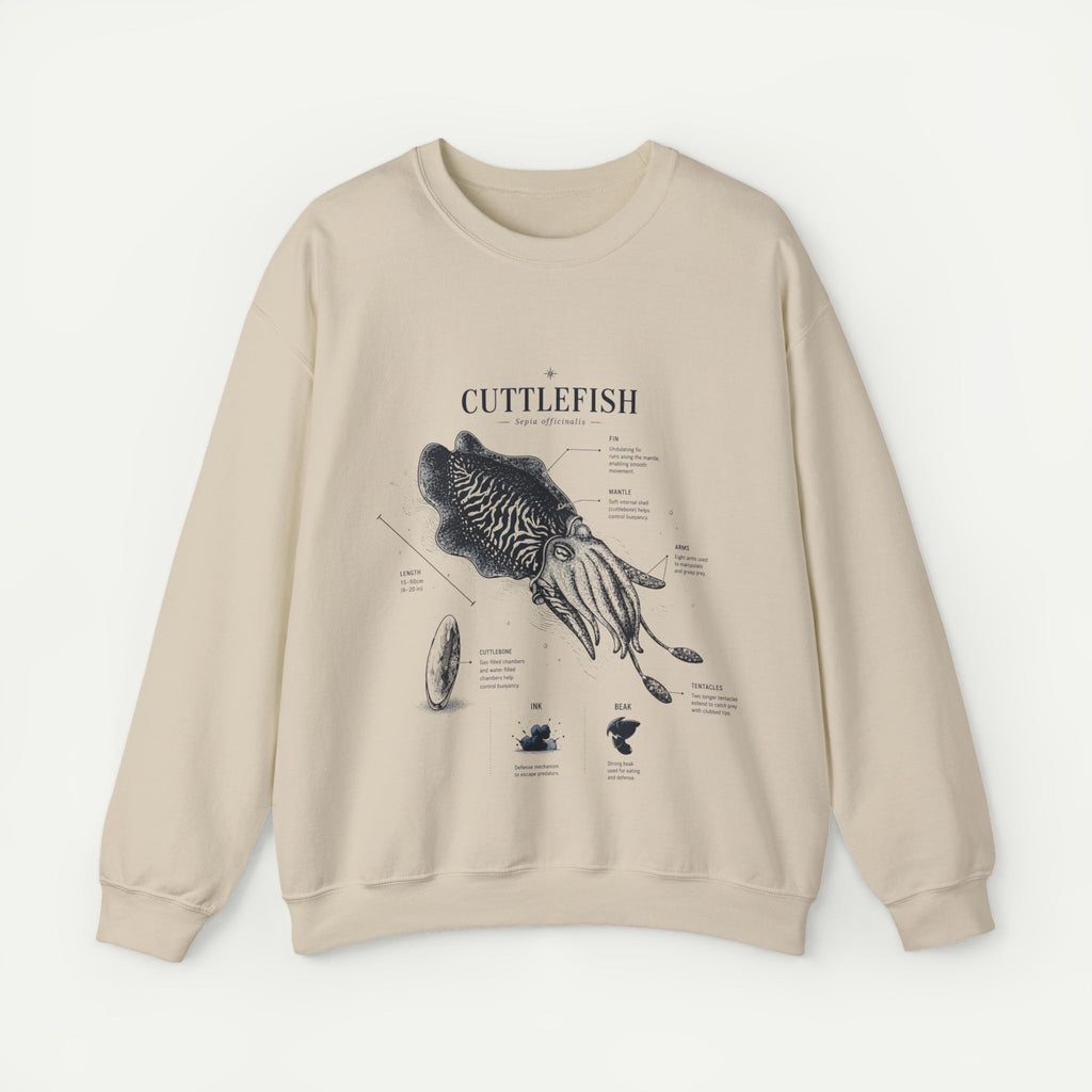 Cuttlefish Anatomy Crewneck Sweatshirt