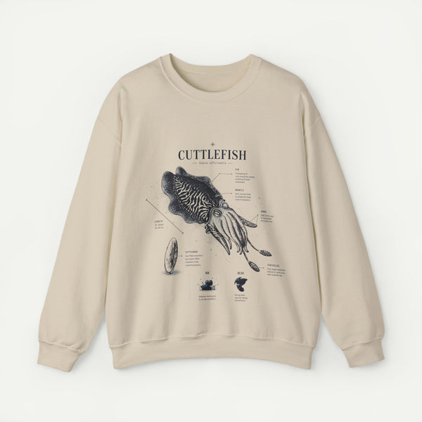 Cuttlefish Anatomy Crewneck Sweatshirt