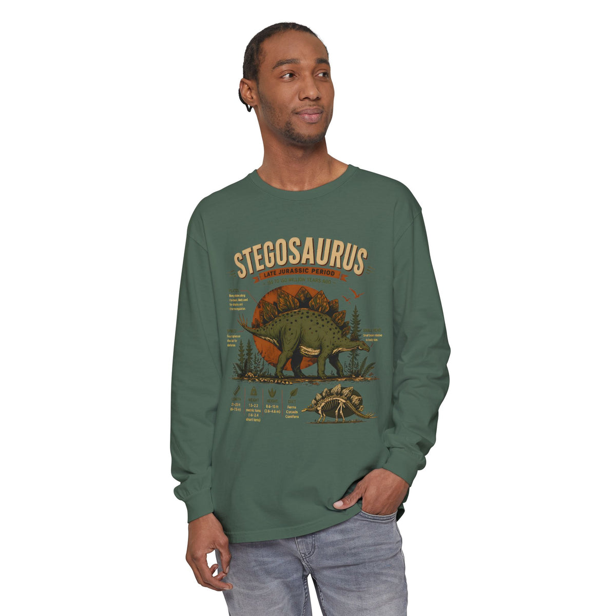Unisex Garment-dyed Long Sleeve T-Shirt