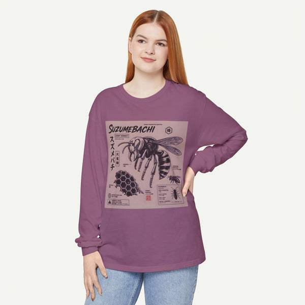 Suzumebachi Hornet Anatomy Long Sleeve Tee