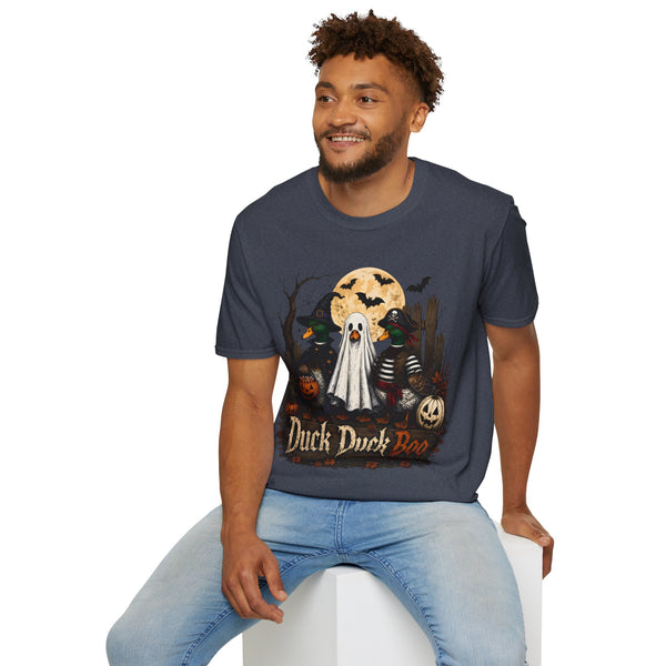 Duck Duck BOO! Halloween T-Shirt — Cute Spooky Duck Costume Tee