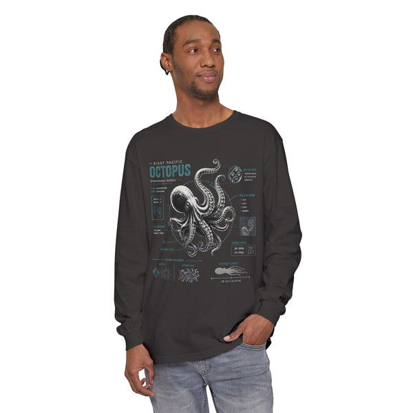Octopus Anatomy Long Sleeve Tee