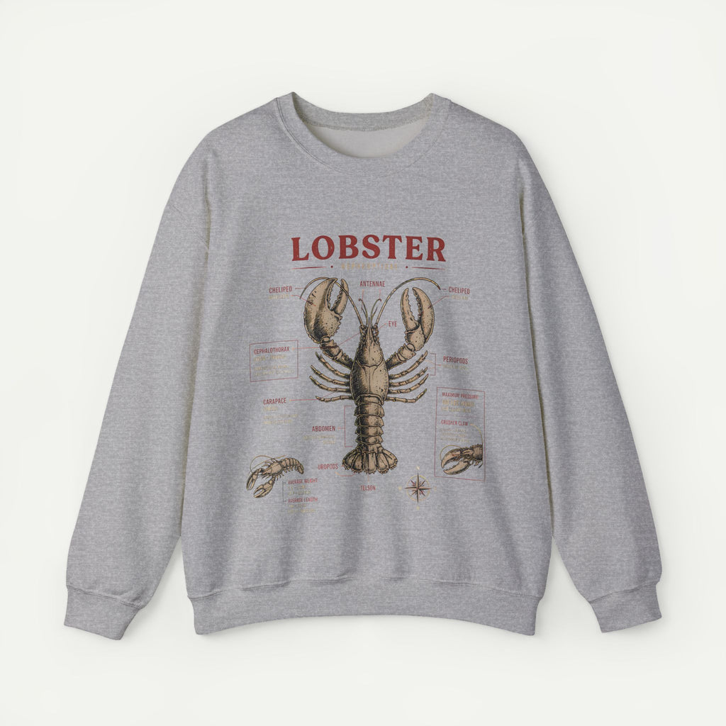 Lobster Anatomy Crewneck Sweatshirt
