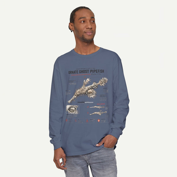 Ornate Ghost Pipefish Anatomical Long Sleeve Tee