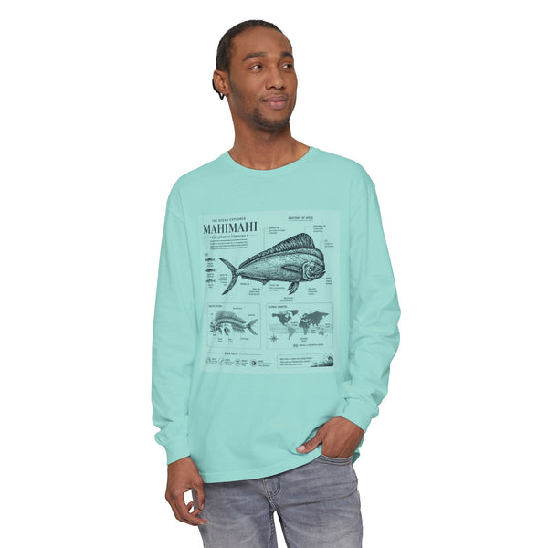 Mahimahi Fish Anatomy Long Sleeve Shirt
