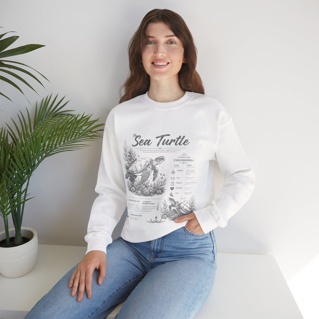 Sea Turtle Anatomy Crewneck Sweatshirt