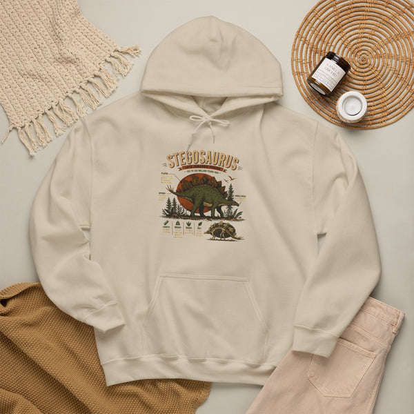 Stegosaurus Vintage Anatomy Hoodie – Retro Dino Nature Sweatshirt