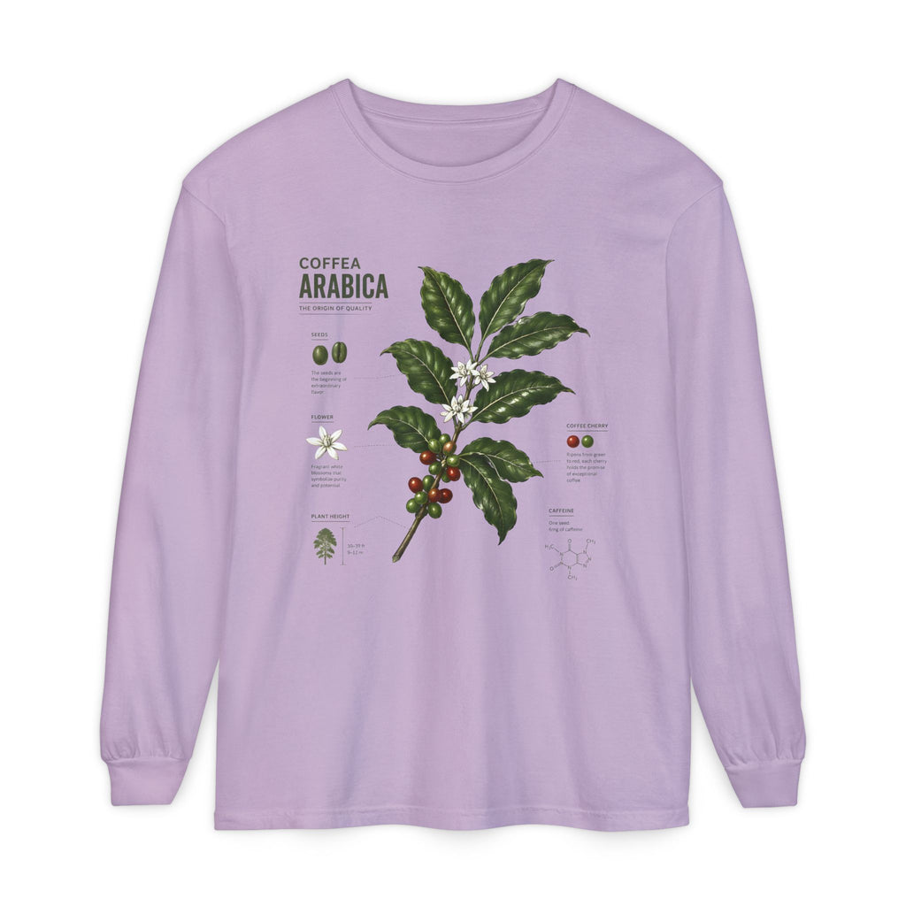 Coffee Arabica Botanical Long Sleeve Tee