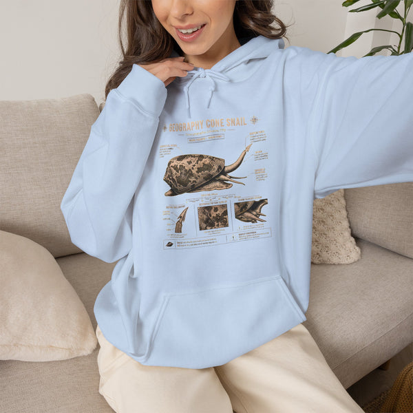 Turtle Anatomy Hoodie — Vintage Sea Turtle Illustration, "Be Different, Embrace Your Shell" Sweatshirt