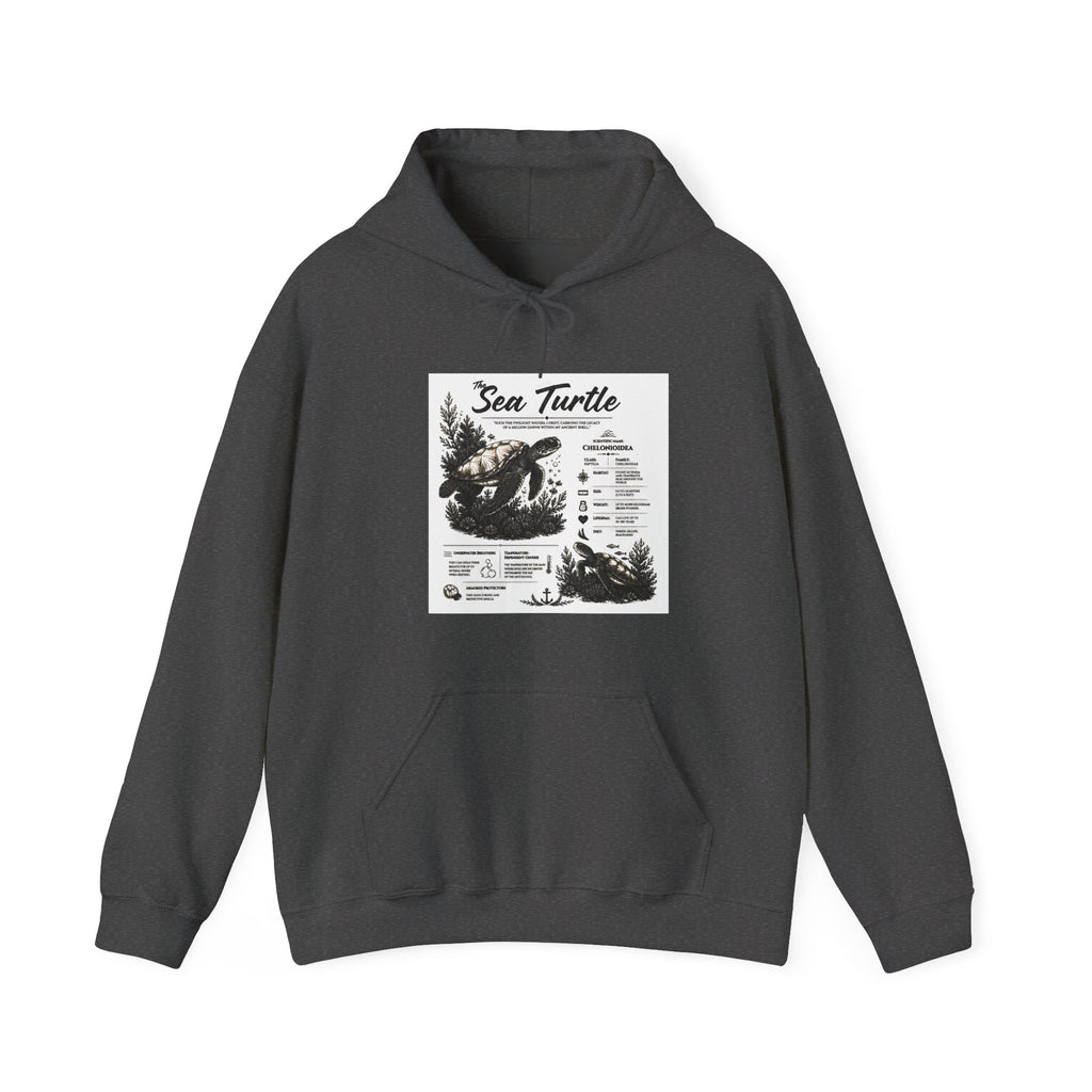 Sea Turtle Hoodie – Vintage Ocean Conservation Graphic Sweatshirt