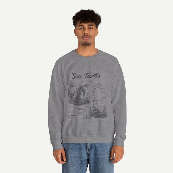 Sea Turtle Anatomy Crewneck Sweatshirt