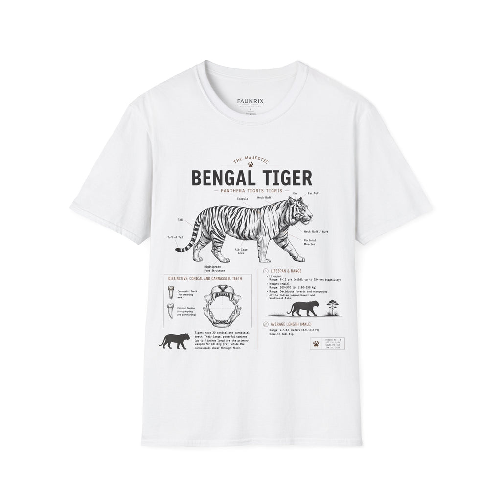 Bengal Tiger Vintage Anatomy T-Shirt