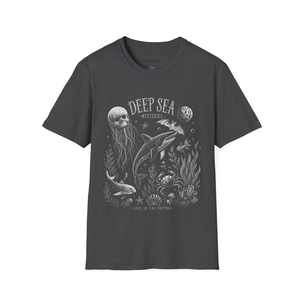 Deep Sea Mysteries T-Shirt — Vintage Ocean Creature Graphic Tee