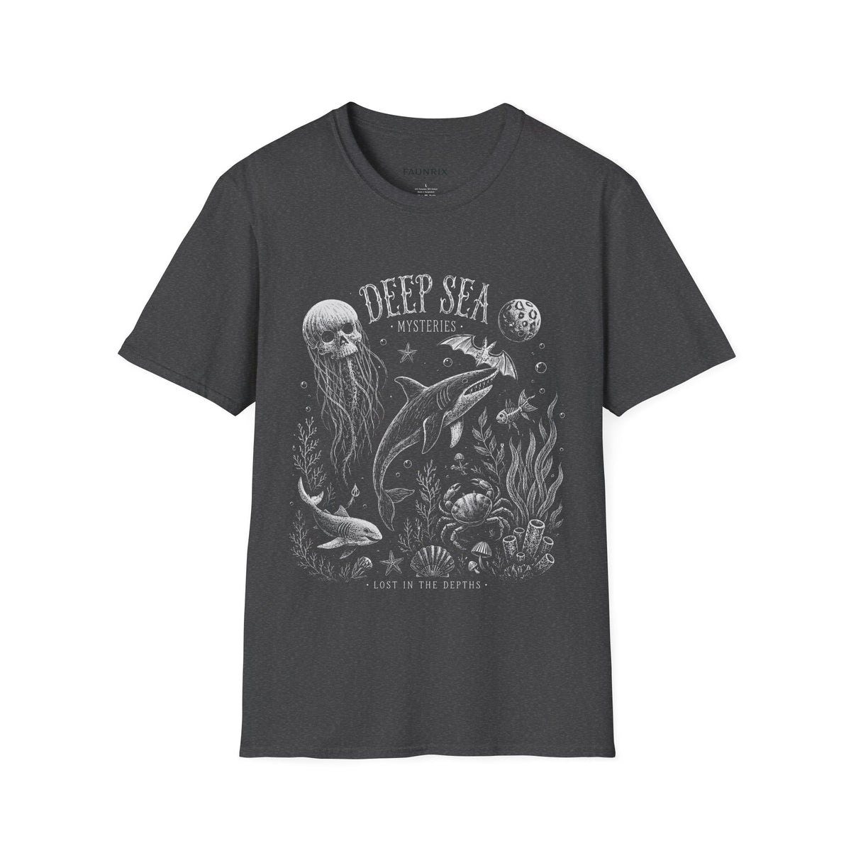 Deep Sea Mysteries T-Shirt — Vintage Ocean Creature Graphic Tee