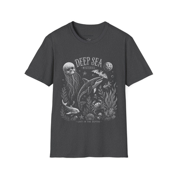 Deep Sea Mysteries T-Shirt — Vintage Ocean Creature Graphic Tee