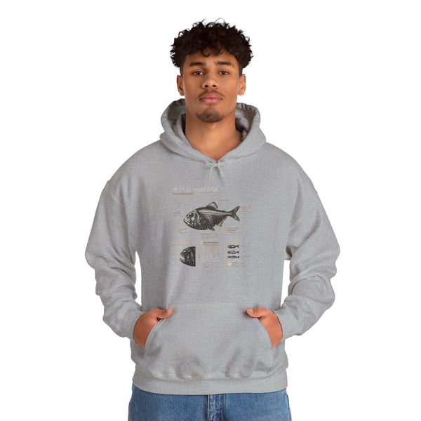 Blackfish Anatomy Hoodie – Fish Identification Diagram Sweatshirt