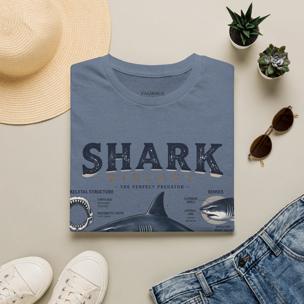 Shark Biology T-Shirt — Vintage Anatomy Graphic Tee