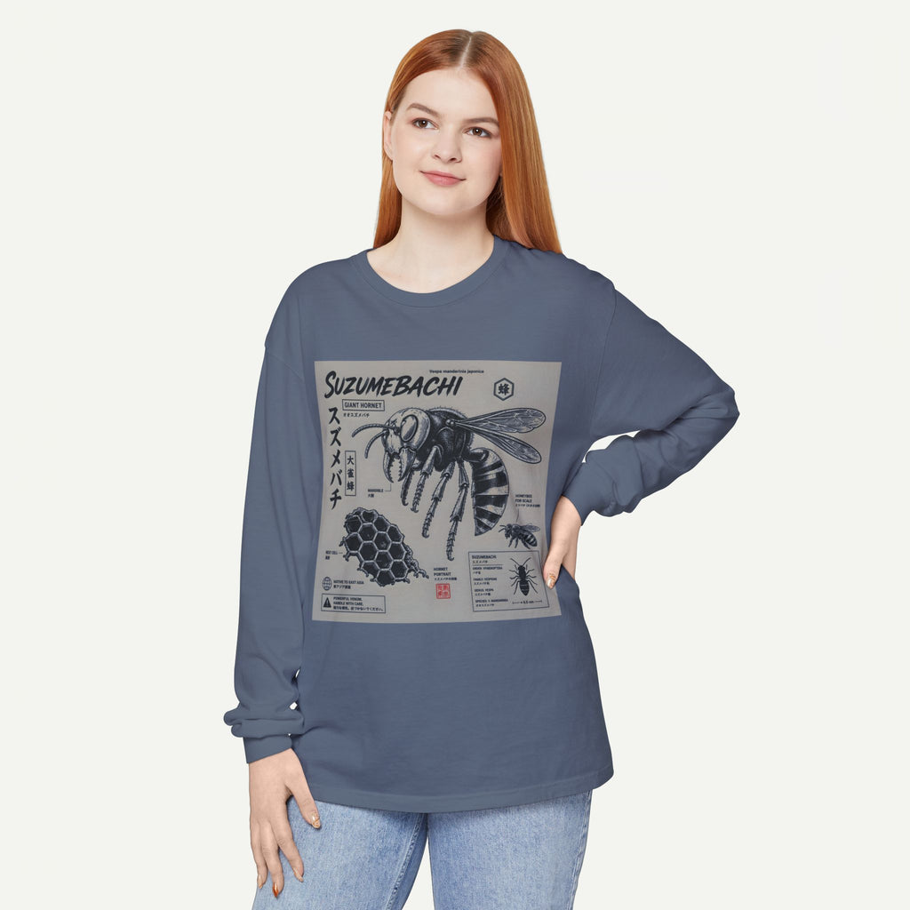 Suzumebachi Hornet Anatomy Long Sleeve Tee