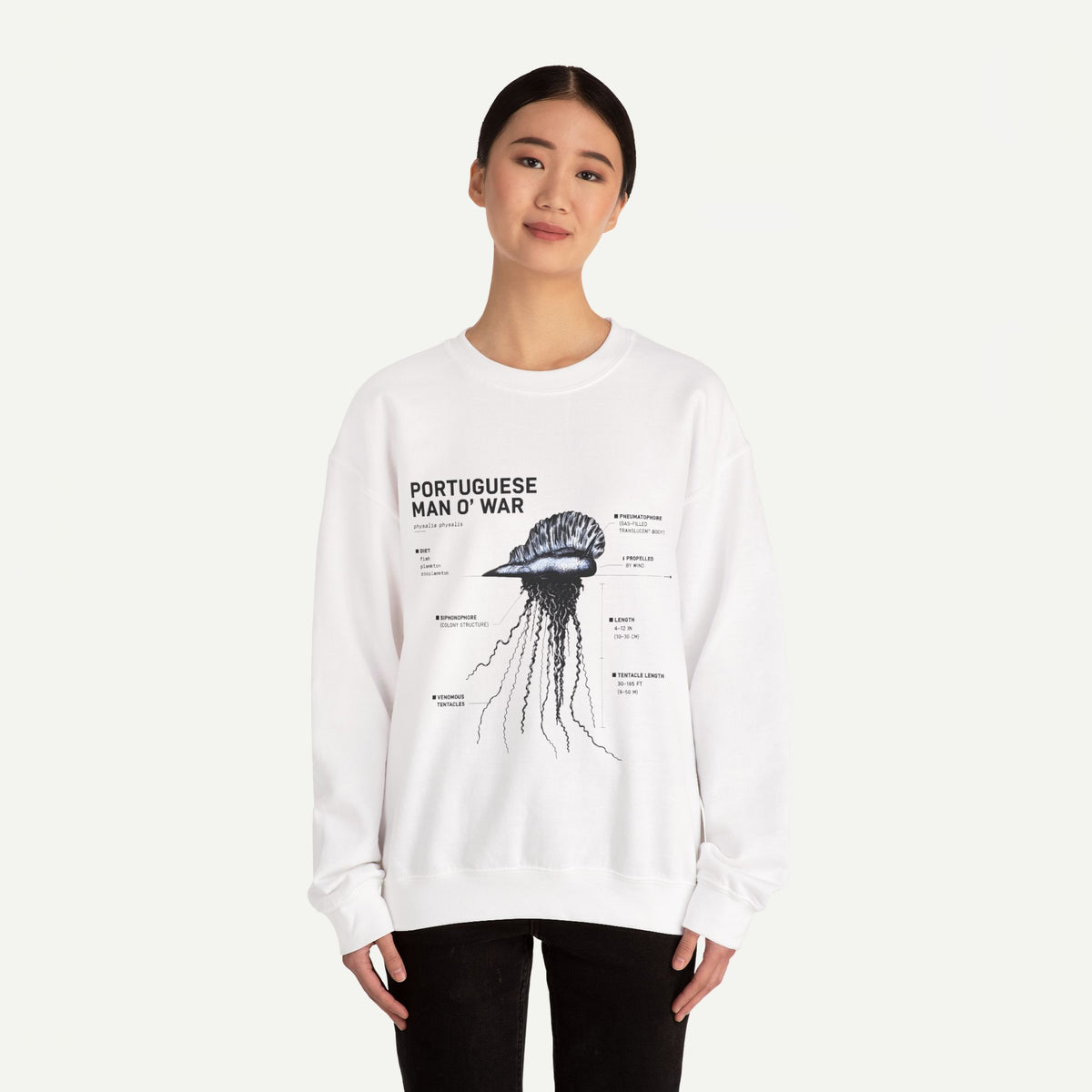 Portuguese Man O' War Anatomy Sweatshirt