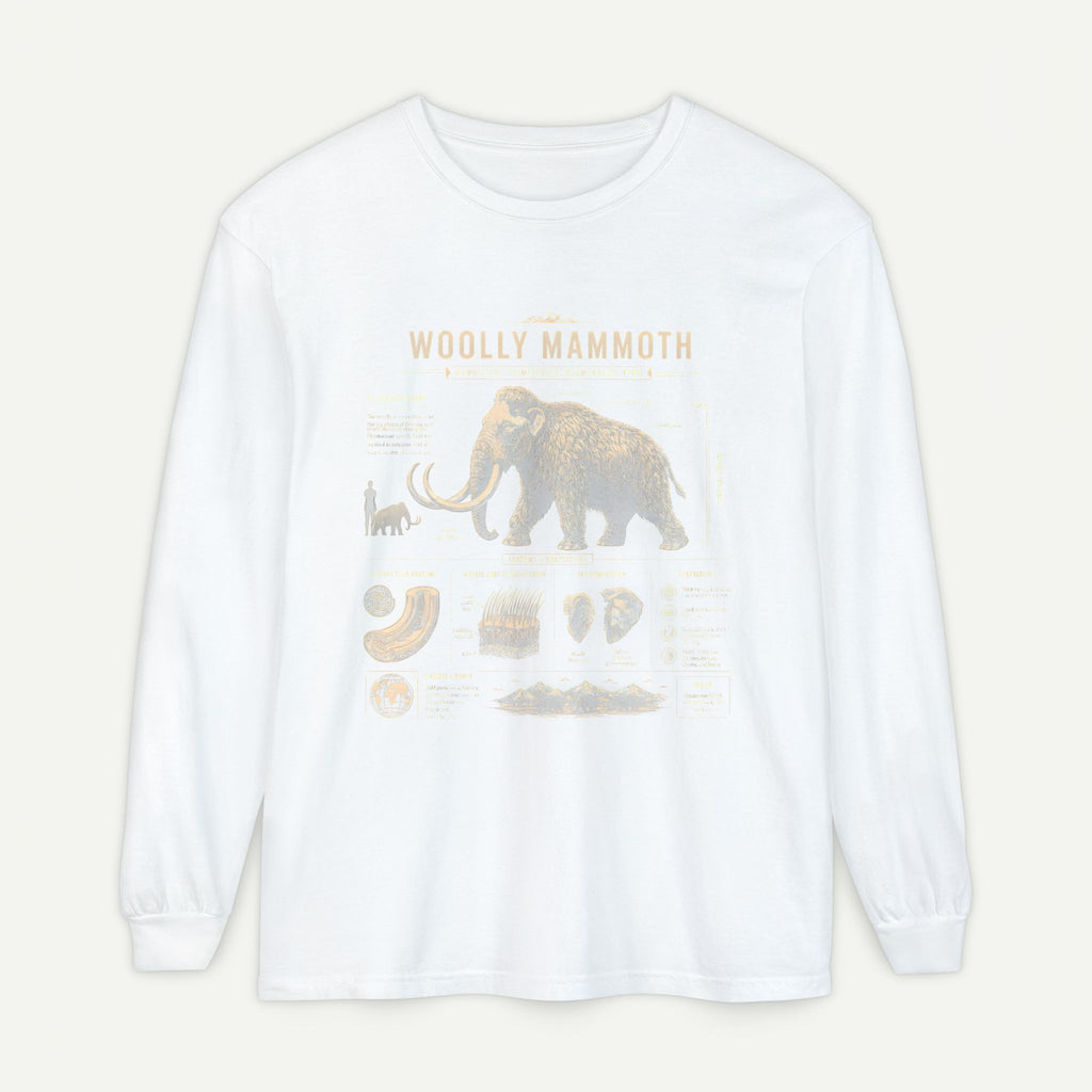 Woolly Mammoth Anatomy Long Sleeve Tee