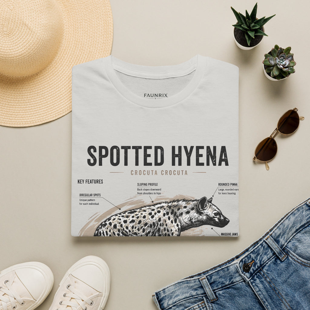 Spotted Hyena Anatomy T-Shirt — Vintage Wildlife Tee