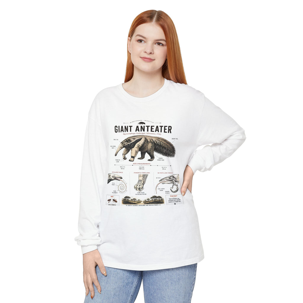 Giant Anteater Anatomy Long Sleeve Tee